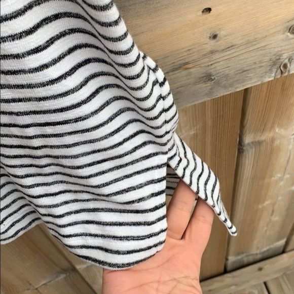 NWT Gap Short Sleeve Striped Turtleneck - Picture 2 of 5